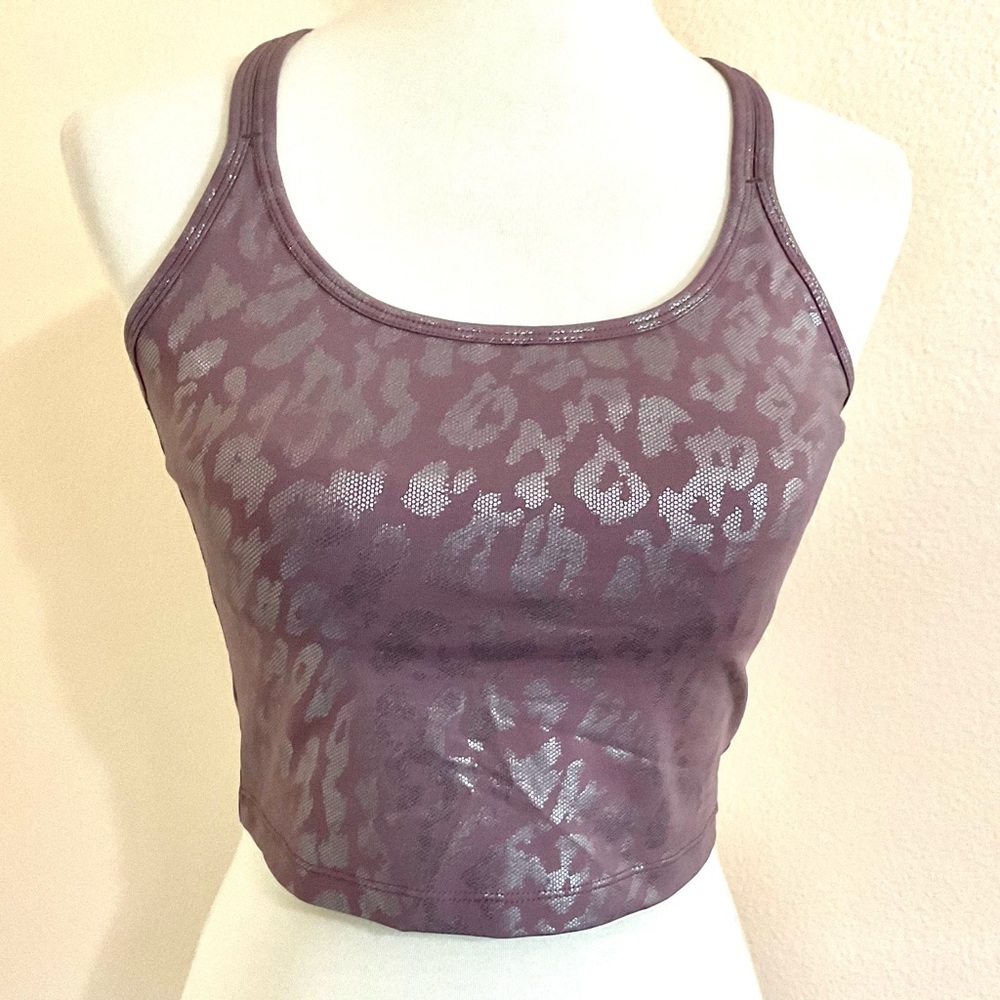 Calvin Klein Performance Metallic Tank Java M - Picture 5 of 7
